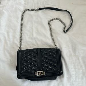 Rebecca Minkoff Black Quilted Crossbody Bag